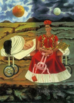 Frida Kahlo Painting - Tree of Hope Remain Strong feminism Frida Kahlo